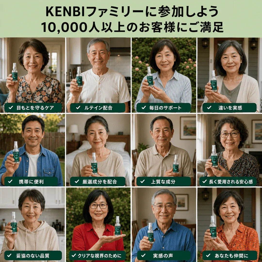 ルテイン配合 ヴィスタプリマ アイケアスプレー by KENBI™